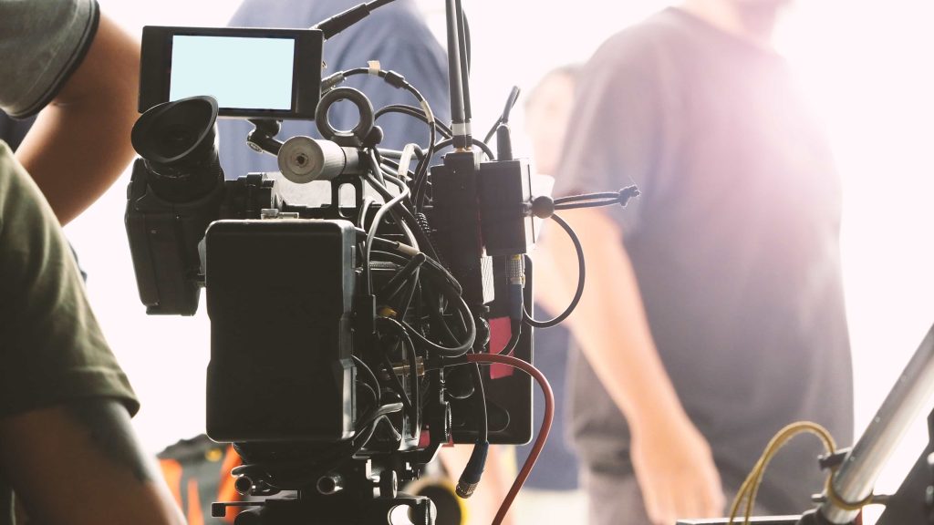 Benjamin Tone directing an 8K cinematic shoot for a Chicago Video Production Company