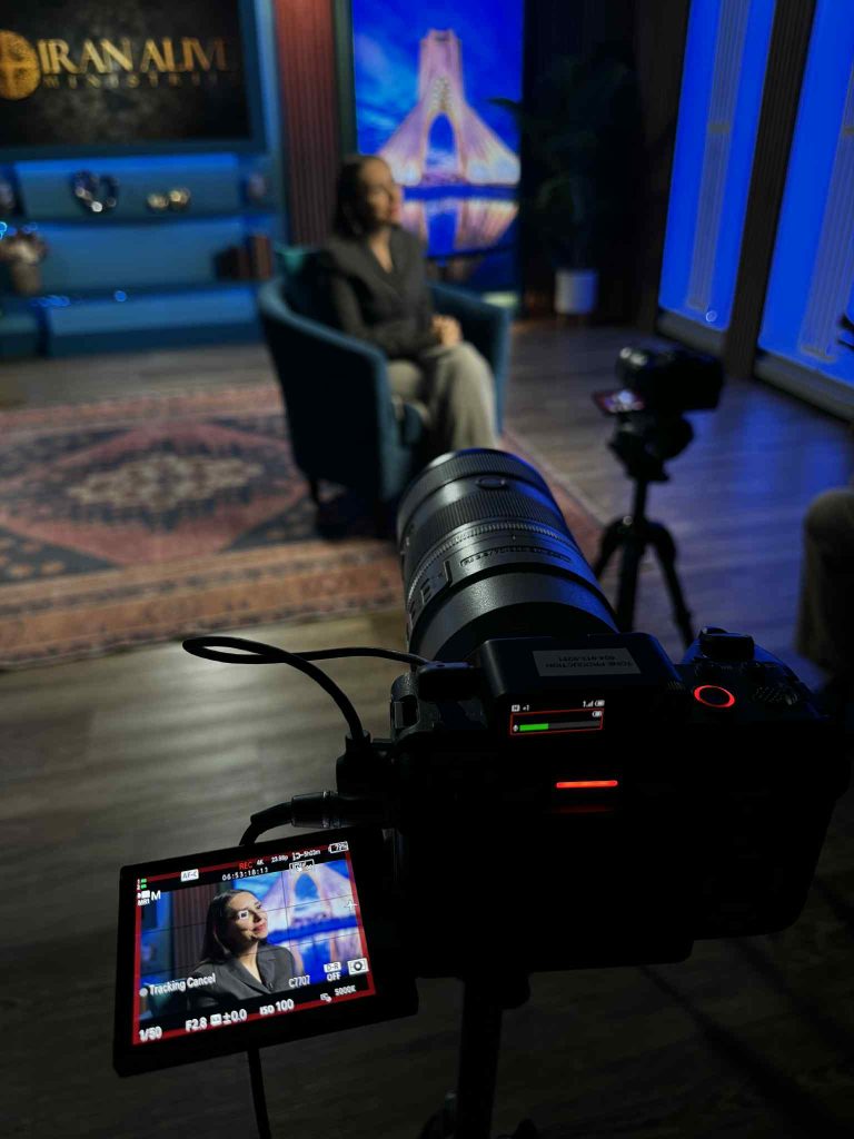 The professional team of an Atlanta Video Production Company filming a cinematic brand story for a corporate client.