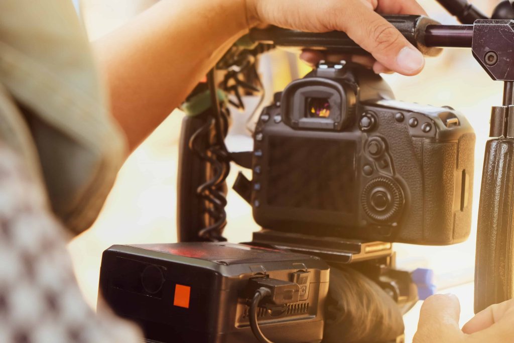 Houston Video Production Agency filming a corporate video interview