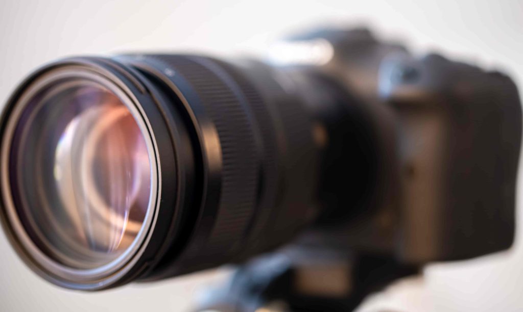 Houston videographers filming a professional marketing video for a business