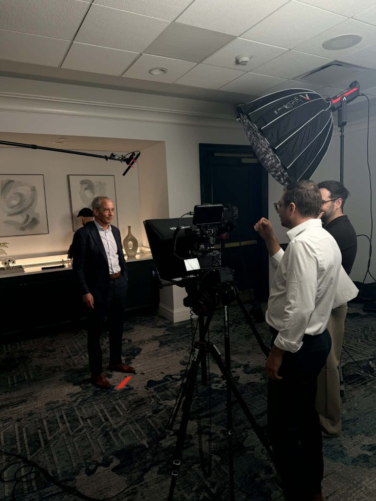 New Orleans video production company filming a corporate video