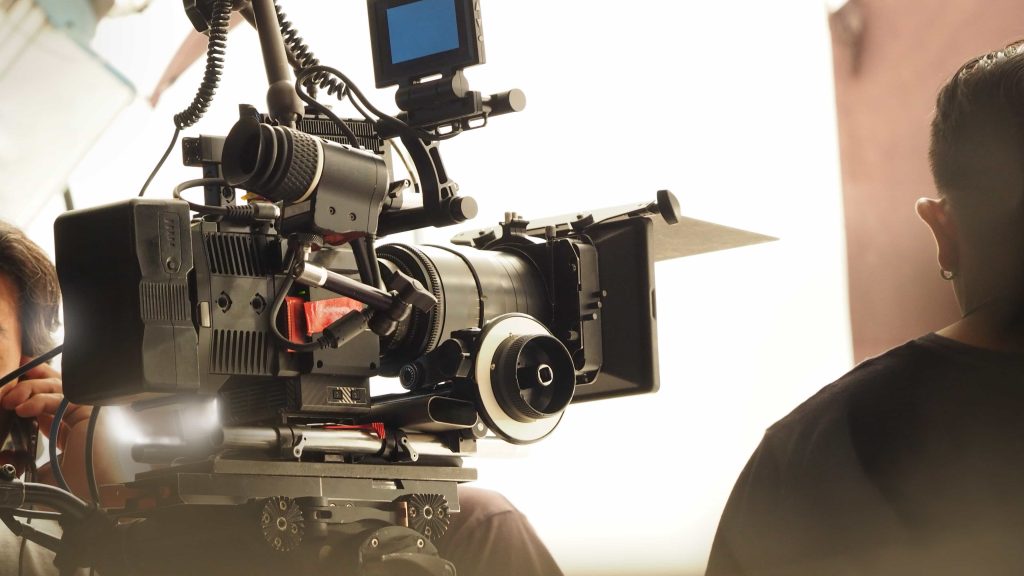 Professional Atlanta Video Production Company team from Tone Production filming a high-fidelity brand story in a modern Atlanta creative studio.