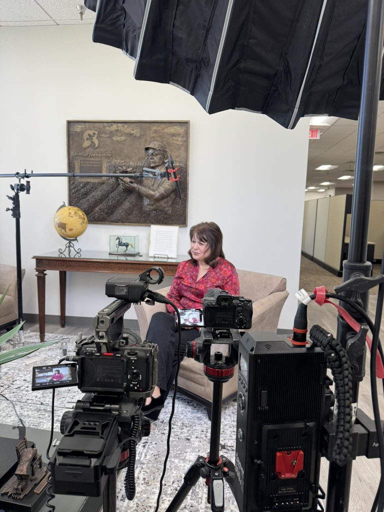An elite Houston video production company crew led by Benjamin Tone utilizing macroscopic 8K RAW cinema gear for a high-stakes product shoot.