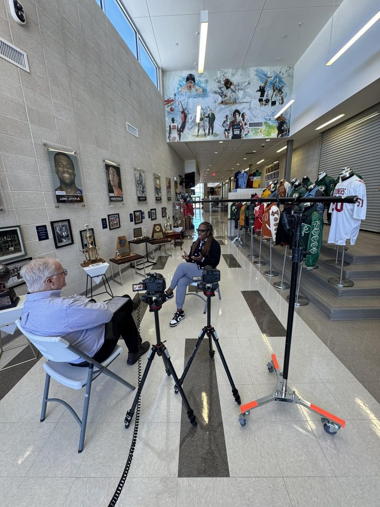 An elite Houston video production company crew led by Benjamin Tone utilizing macroscopic 8K RAW cinema gear for a high-stakes product shoot.