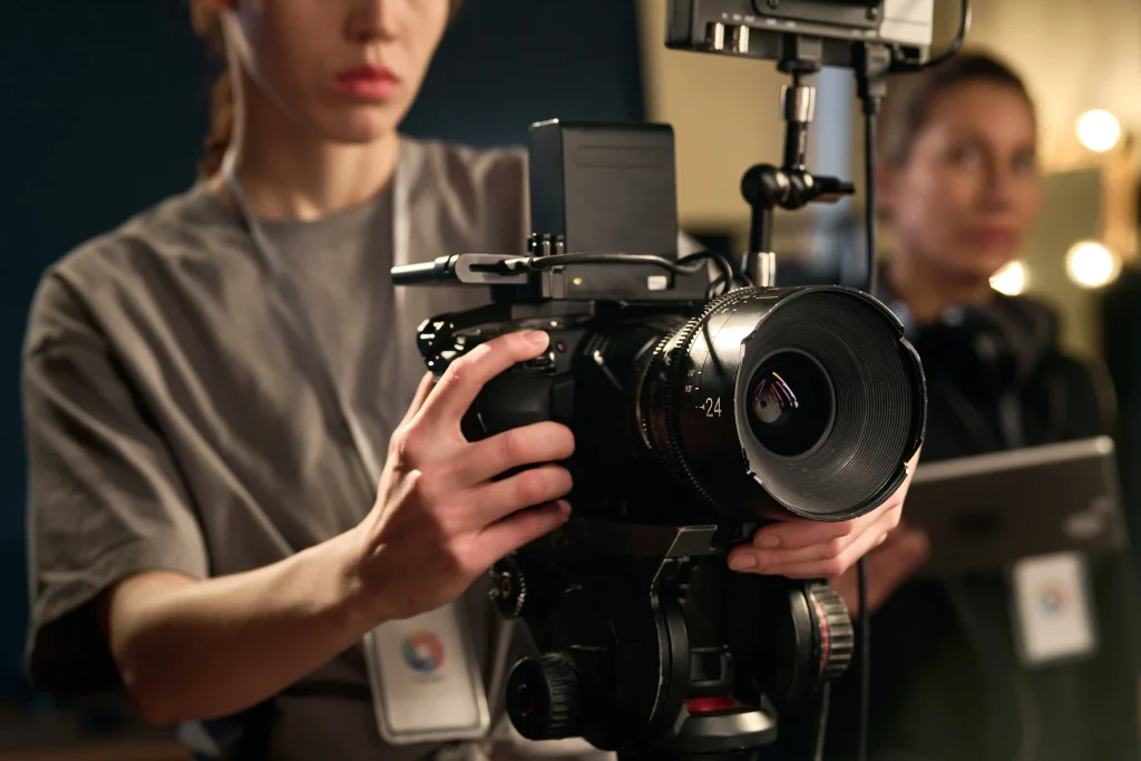 Benjamin Tone of Tone Production on a charleston video production shoot — 8K RAW cinema camera and professional lighting for a Lowcountry South Carolina corporate brand film client