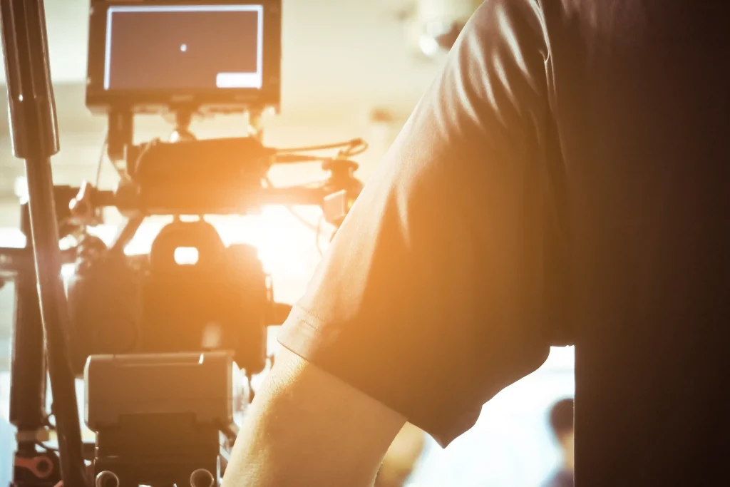 Lafayette video production company filming cinematic real estate property video for Louisiana agent with Acadiana home exterior at golden hour.