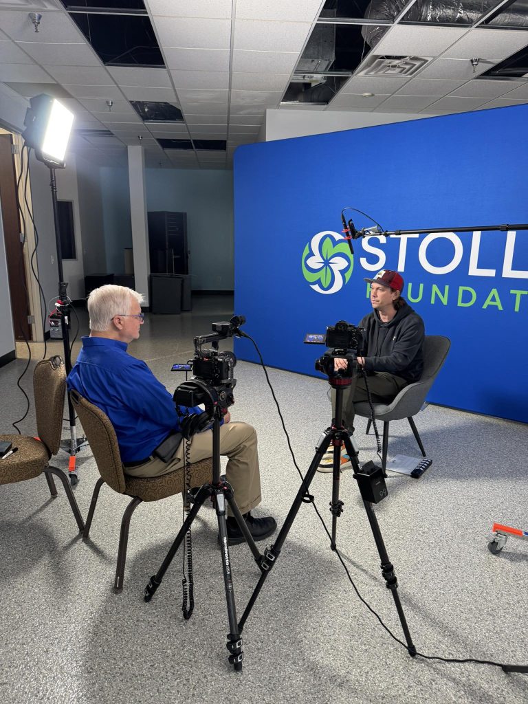 Benjamin Tone of Tone Production meeting with a Florida Panhandle defense contractor or healthcare brand client in Pensacola — discussing the Gulf Coast Commercial Authority commercial brief discovery session before a Pensacola video production company engagement for a NAS Pensacola defense contractor corporate video or Baptist Health Care physician recruitment film
