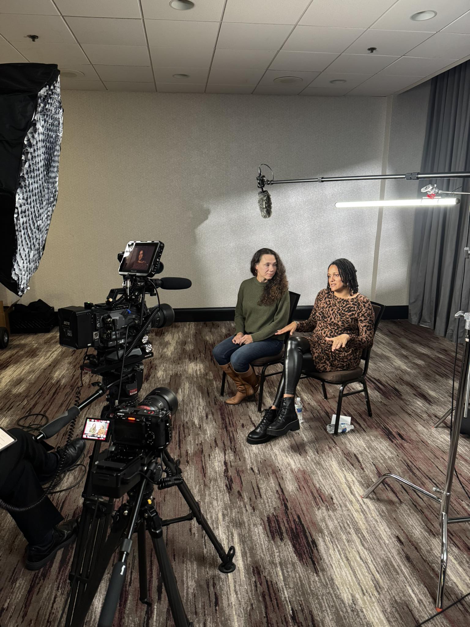 Tampa videographers filming a cinematic real estate property walkthrough for a luxury listing