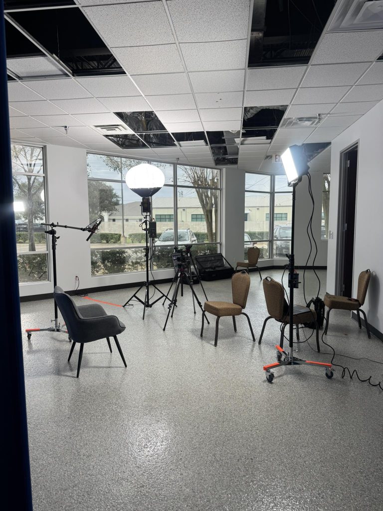 New Orleans videographers filming a brand video on location in 2026
