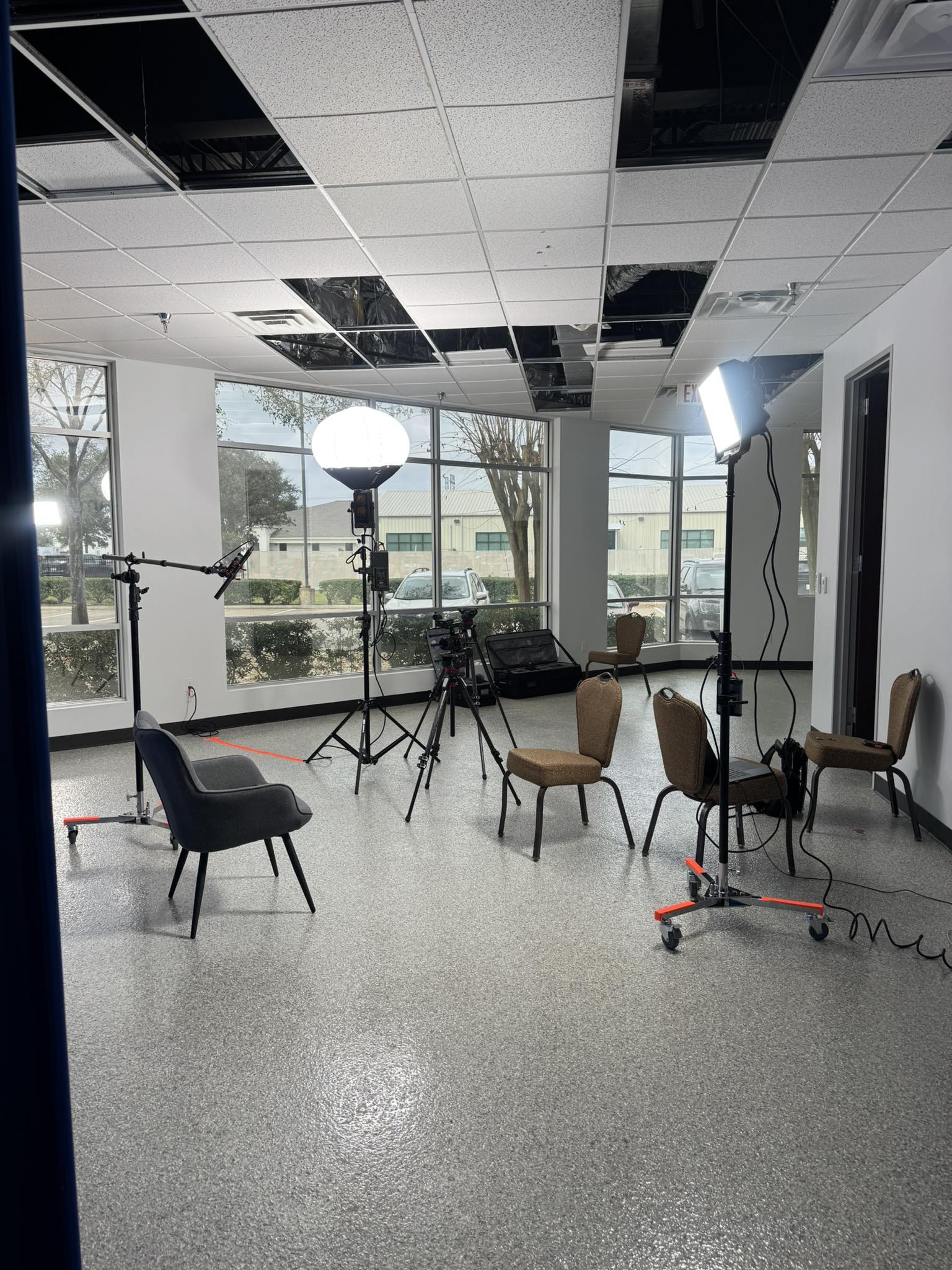 New Orleans videographers filming a brand video on location in 2026