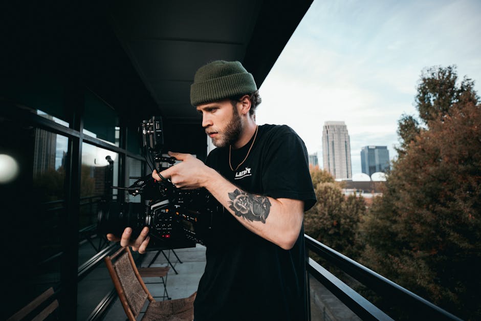 Atlanta video production company cinematographer capturing b-roll storytelling footage on location