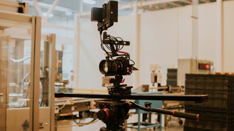 Beaumont videographers preparing for a safe industrial site shoot at a Southeast Texas facility