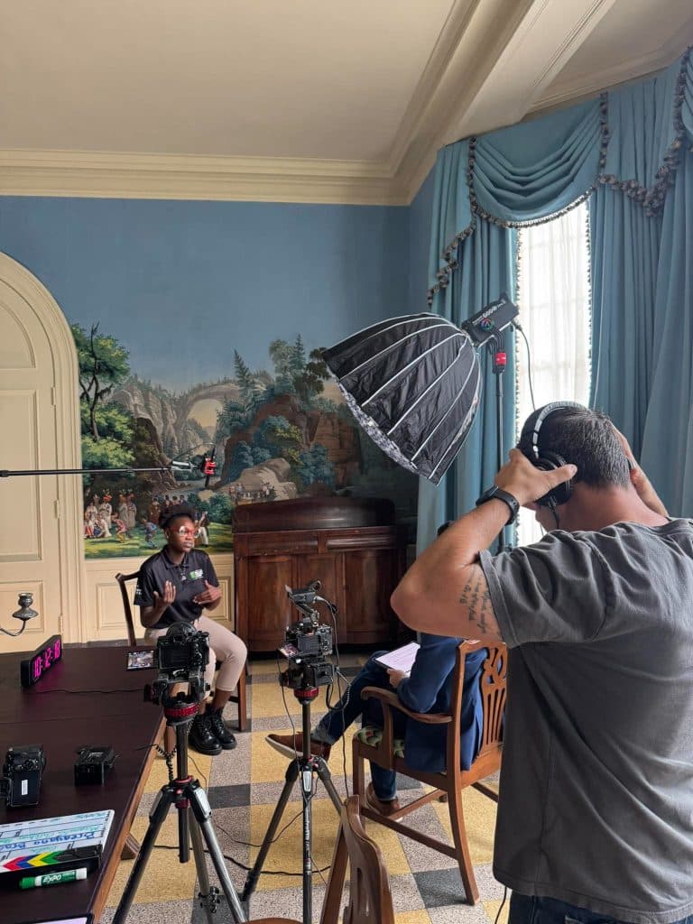 Huntsville videographers on a corporate brand video production shoot in Huntsville Alabama