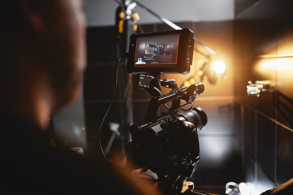 Benjamin Tone of Tone Production on a Beaumont corporate video production TX shoot — 8K RAW cinema camera and professional lighting for an ExxonMobil supply chain or CHRISTUS Southeast Texas healthcare corporate brand film client in Southeast Texas