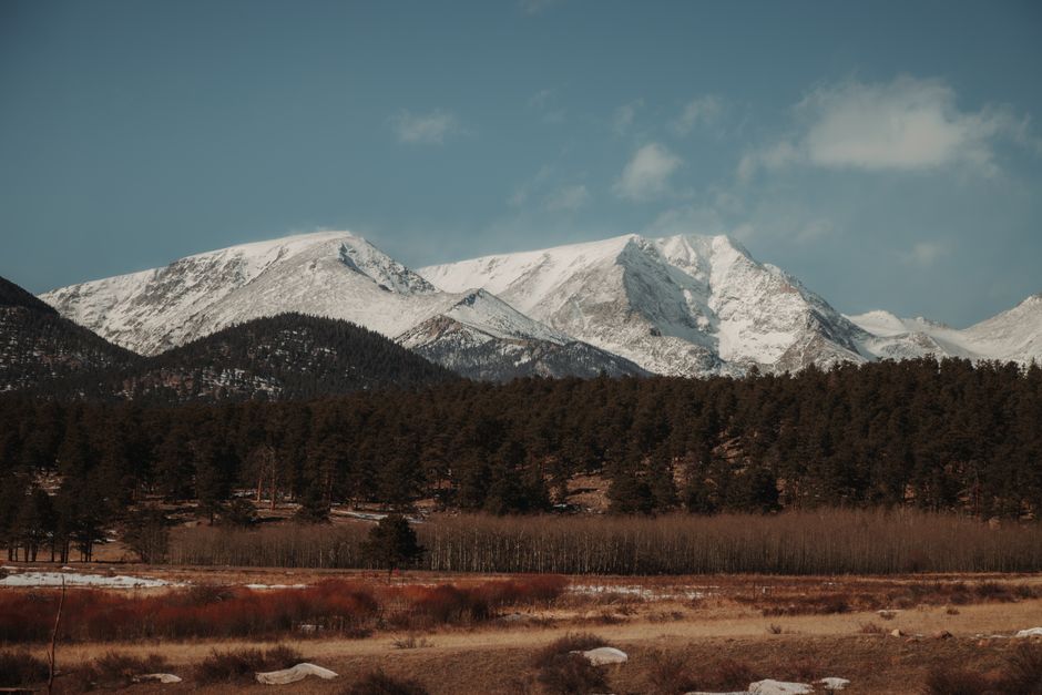 Denver videographers filming outdoor brand video at altitude with Rocky Mountain backdrop