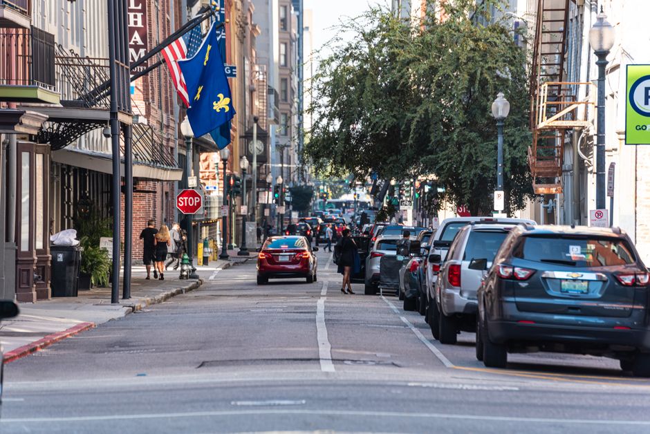 Lafayette video production company Tone Production filming in downtown Lafayette Acadiana