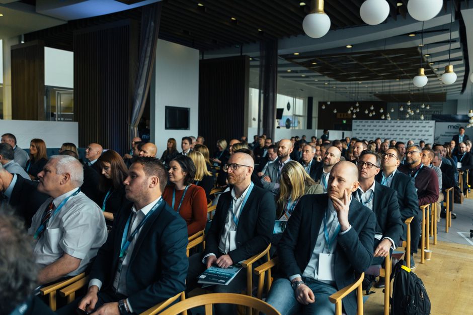 Professional Orlando photographers capturing a corporate event for brand marketing