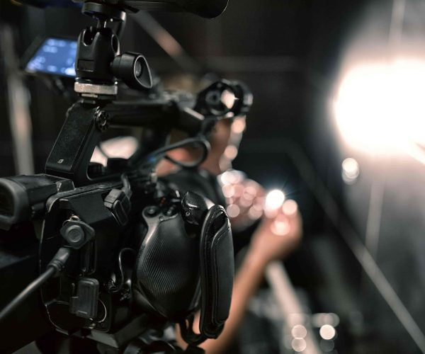 A high-end Salt Lake City Video Production Company film crew from Tone Production capturing a cinematic brand story against the Wasatch Mountain backdrop.