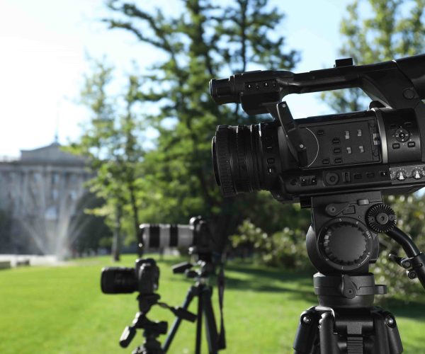 A high-end film set in downtown Houston managed by Tone Production, the premier Houston Video Production Agency