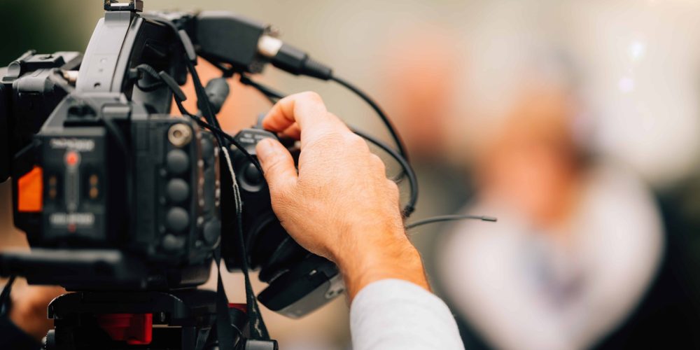 Jackson Video Production Company Tone Production filming a professional corporate video for a business in Jackson