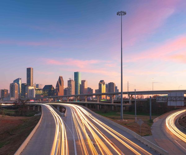 A professional Houston Video Production Agency team from Tone Production filming a high-tech corporate video in the Houston Energy Corridor.