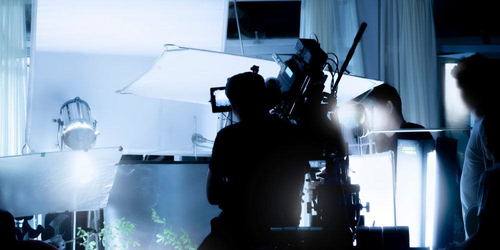 A professional New Orleans video production company team from Tone Production filming a high-impact brand story on location.