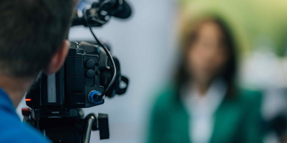 A professional cinematography team Tone Production from a Salt Lake City Video Production Company filming a brand story