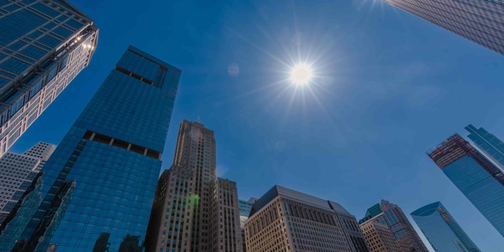 A professional film crew from Tone Production, a top Chicago Video Production Company, shooting a high-end promotional video in downtown Chicago.