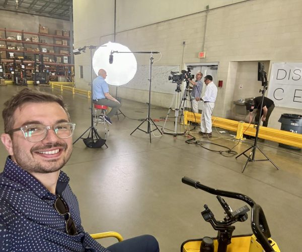 An elite Pensacola video production company crew led by Benjamin Tone capturing cinematic Gulf Coast tourism assets in 8K RAW.