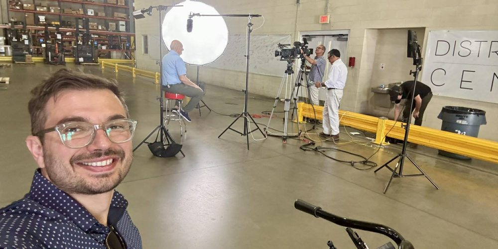 An elite Pensacola video production company crew led by Benjamin Tone capturing cinematic Gulf Coast tourism assets in 8K RAW.