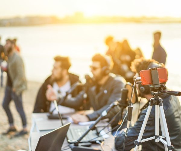 An elite Houston video production company team led by Benjamin Tone executing a high-velocity modular content shoot.