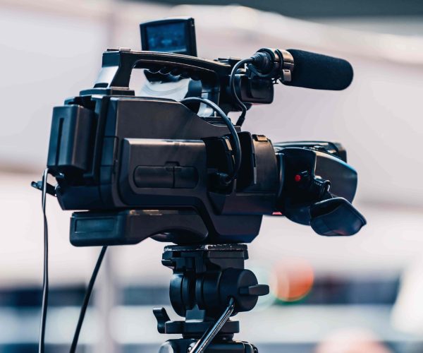 Atlanta video production company filming a professional marketing video with videographers in Atlanta