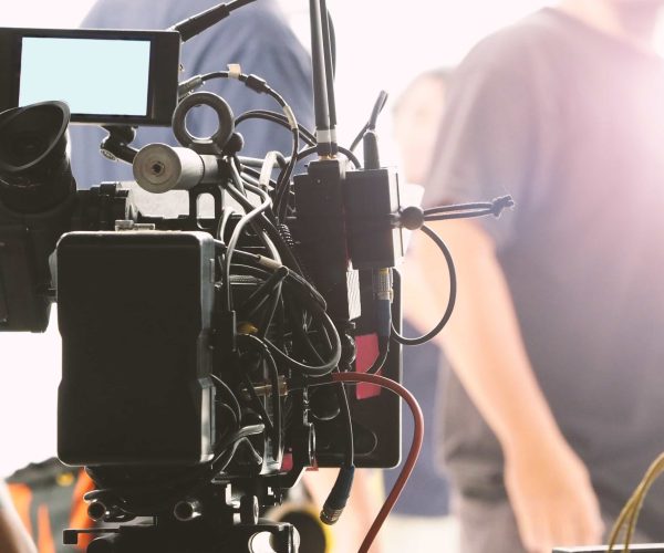 Benjamin Tone directing an 8K cinematic shoot for a Chicago