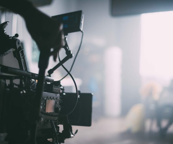 Charleston video production company filming corporate brand video  at professional studio location in South Carolina