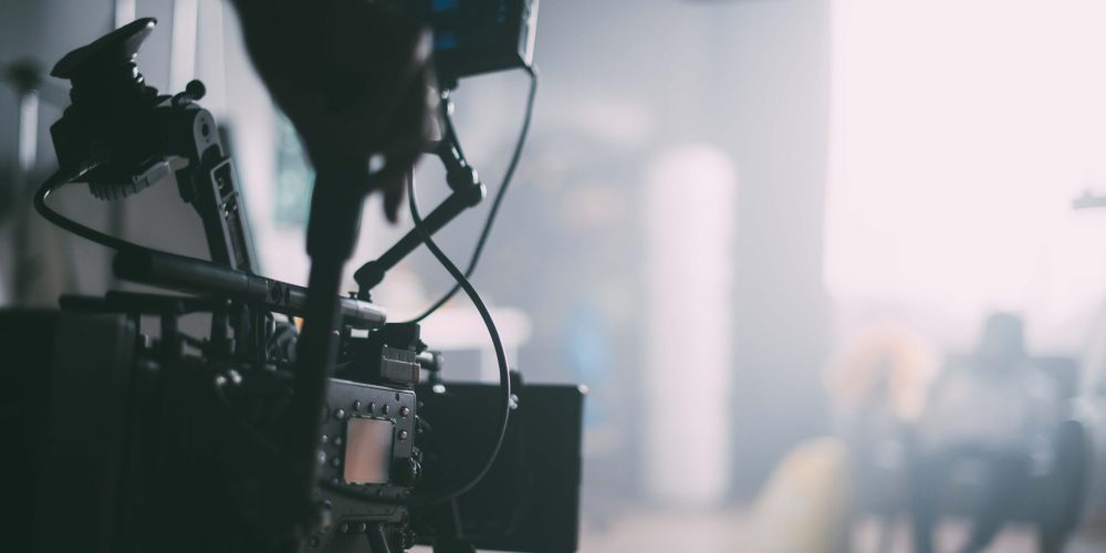 Charleston video production company filming corporate brand video for B2B marketing director at professional studio location in South Carolina