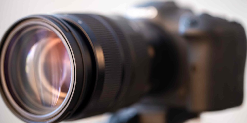 Houston videographers filming a professional marketing video for a business