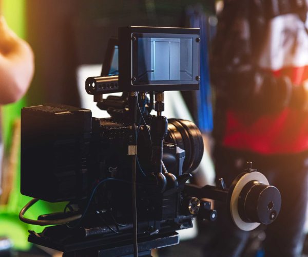 Lafayette videographers filming a professional marketing video for a local business