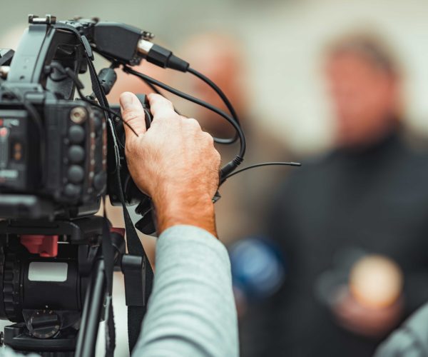 Mobile AL Video Production Company services provided by Tone Production and Benjamin Tone featuring professional videographers in Mobile AL on an industrial site.