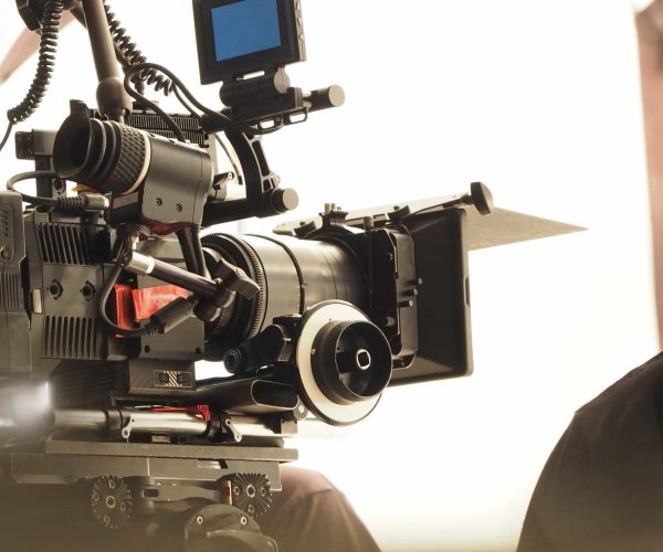 Professional Atlanta Video Production Company team from Tone Production filming a high-fidelity brand story in a modern Atlanta creative studio.