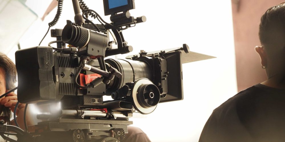 Professional Atlanta Video Production Company team from Tone Production filming a high-fidelity brand story in a modern Atlanta creative studio.