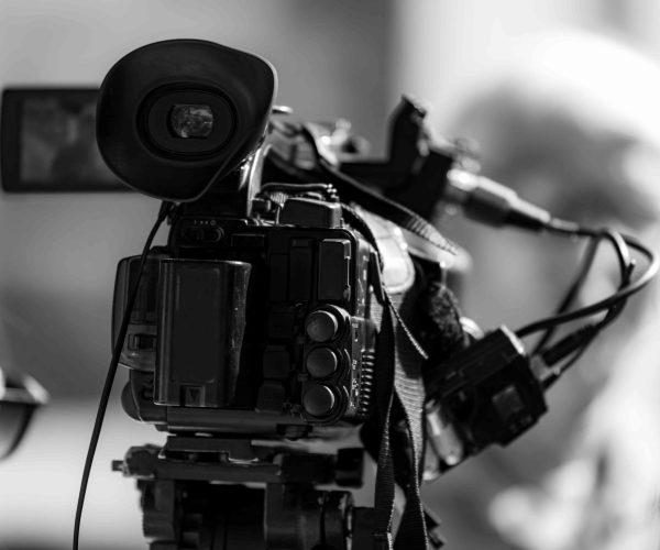 Professional Salt Lake City video production company Tone Production filming a high-end corporate interview.