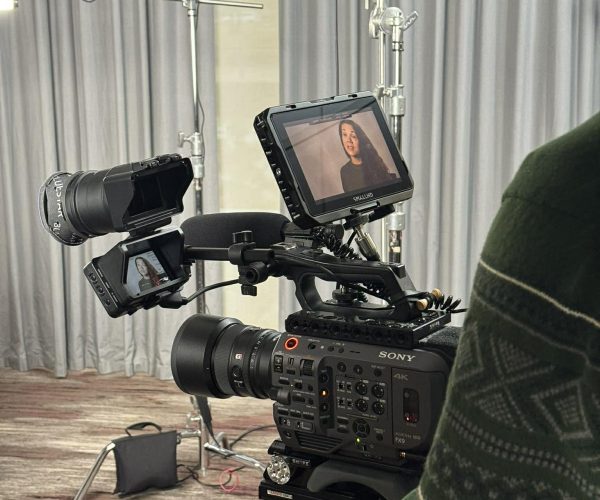 An elite Shreveport video production company crew led by Benjamin Tone filming a high-velocity brand identity piece in 8K RAW.
