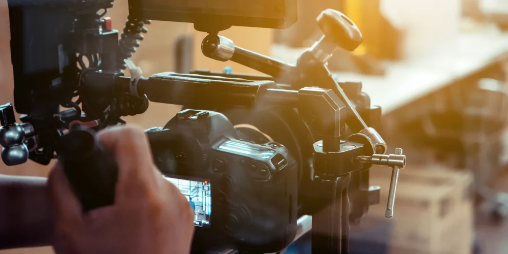Lafayette video production company filming brand commercial video with professional crew in Acadiana Louisiana