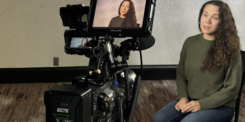Huntsville video production company filming a complex product explainer video for a B2B brand