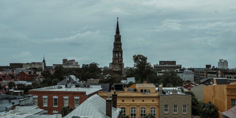 Charleston videographers filming a brand video production on location in downtown Charleston SC