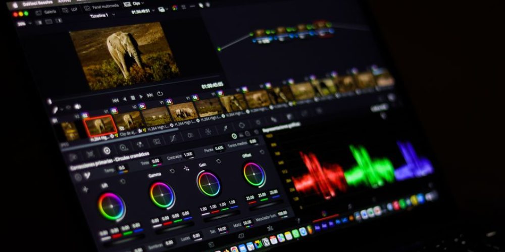 Video editor applying a LUT in DaVinci Resolve to achieve consistent color grading — LUTs explained in practice