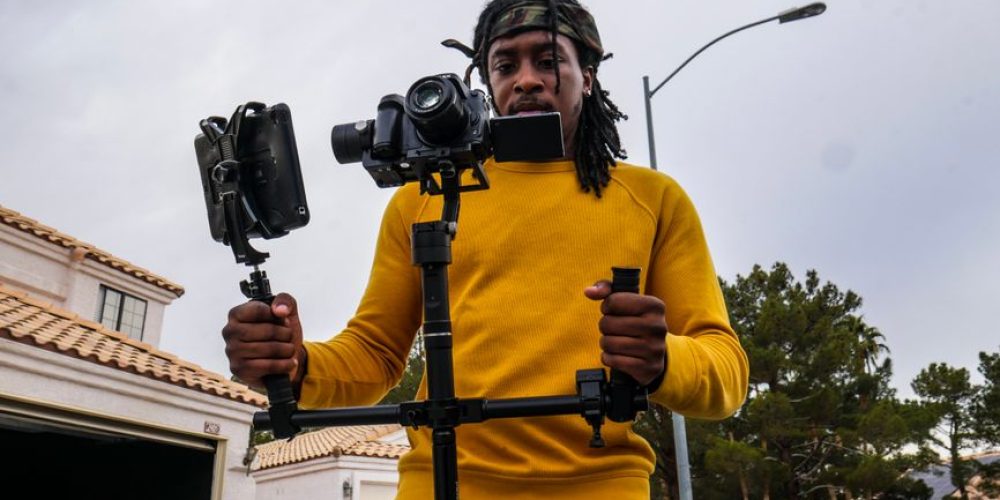 Denver video production company filming creator-style ad content on location in Denver