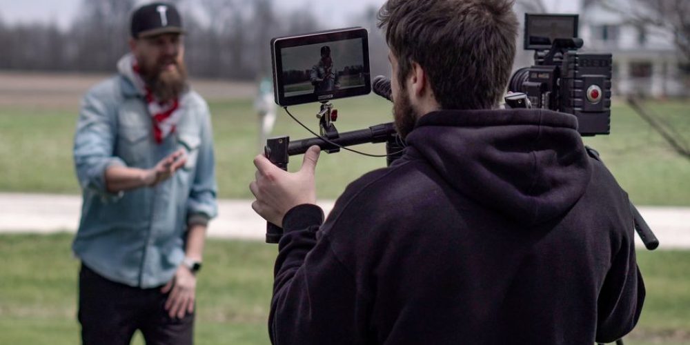 Denver video production company filming creator-style branded content on location