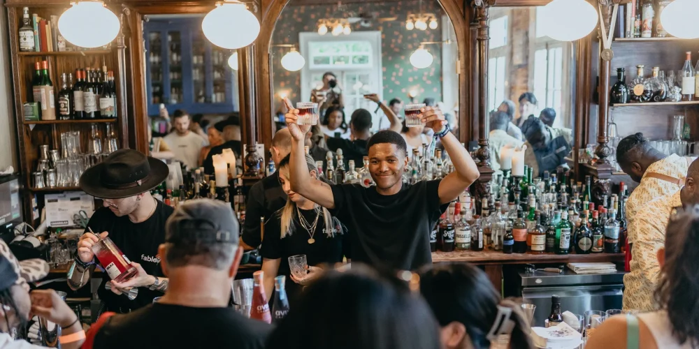 Casa Malka activation party at Jewel of the South in New Orleans, captured by our video production team