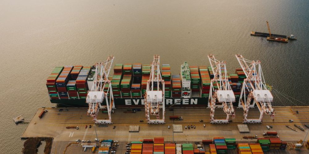 Mobile video production company filming at Gulf Coast port facility walkthrough